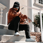 Salted Caramel Stay Beautiful™ Oversized Back Printed Hoody Sweater (Popup #1 Exclusive)