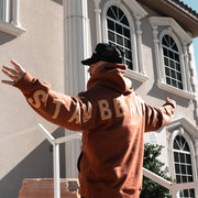 Salted Caramel Stay Beautiful™ Oversized Back Printed Hoody Sweater (Popup #1 Exclusive)