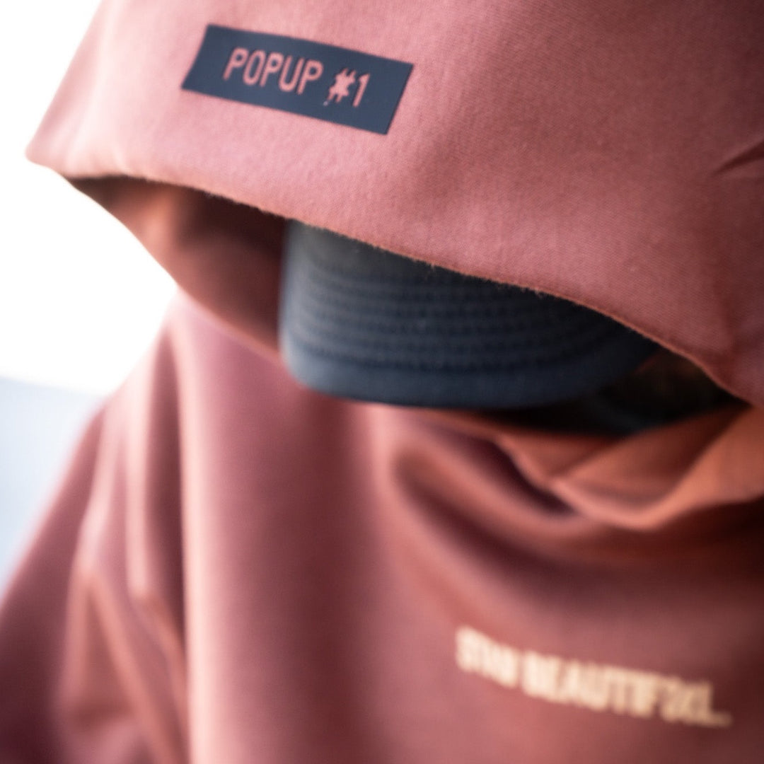 Salted Caramel Stay Beautiful™ Oversized Back Printed Hoody Sweater (Popup #1 Exclusive)
