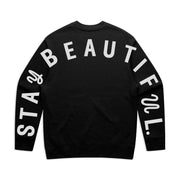 Stay Beautiful™ Oversized Back Printed Sweater (Prototype Color way Online Exclusive)